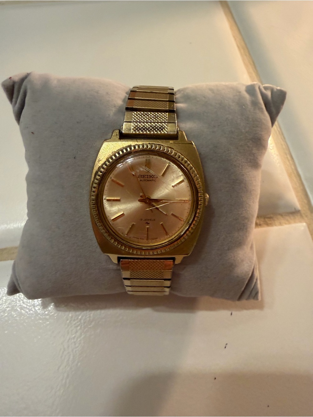 1980 Vintage Seiko 7001-7009 Automatic Watch with 10k GF Speidel Expansion Band